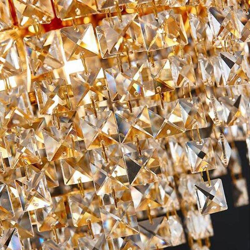 Bern Gold Plated Crystal Chandelier