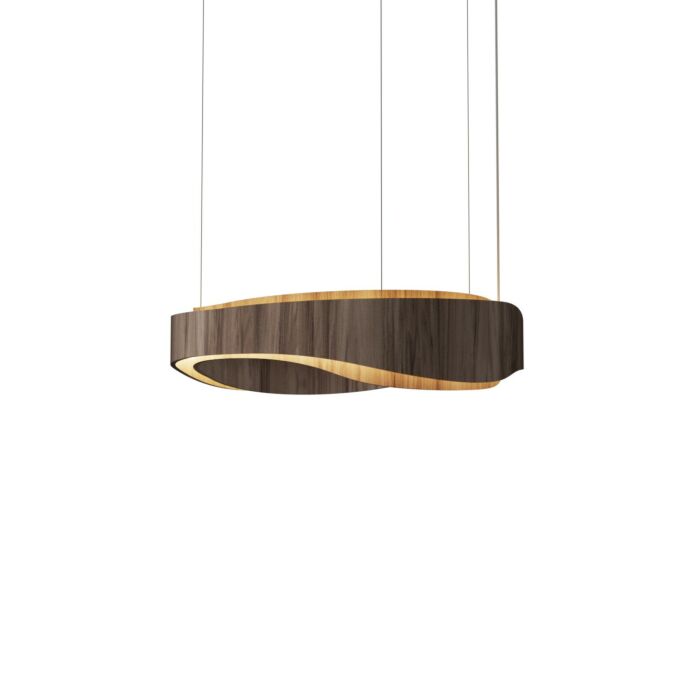 Horizon LED Pendant in American Walnut