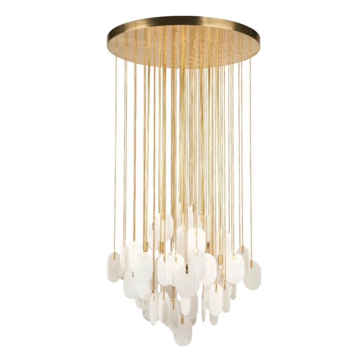 Constaledo 8-Light Pendant in Brass