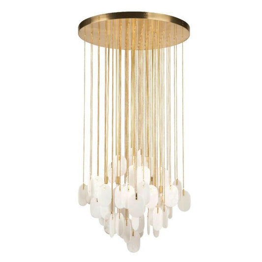 Constaledo 8-Light Pendant in Brass