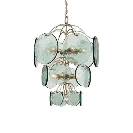 Rovigo 13-Light 1Chandelier in Clear with Silver Leaf