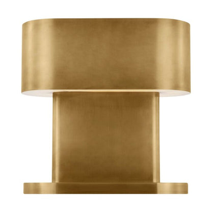 Wyllis 1-Light LED Table Lamp in Natural Brass