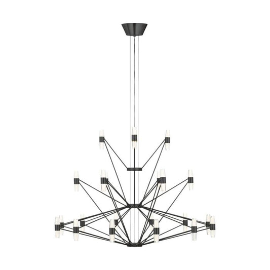 Lassell 42-Light LED Chandelier in Dark Bronze