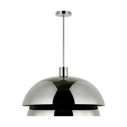 Shanti 2-Light LED Pendant in Polished Nickel