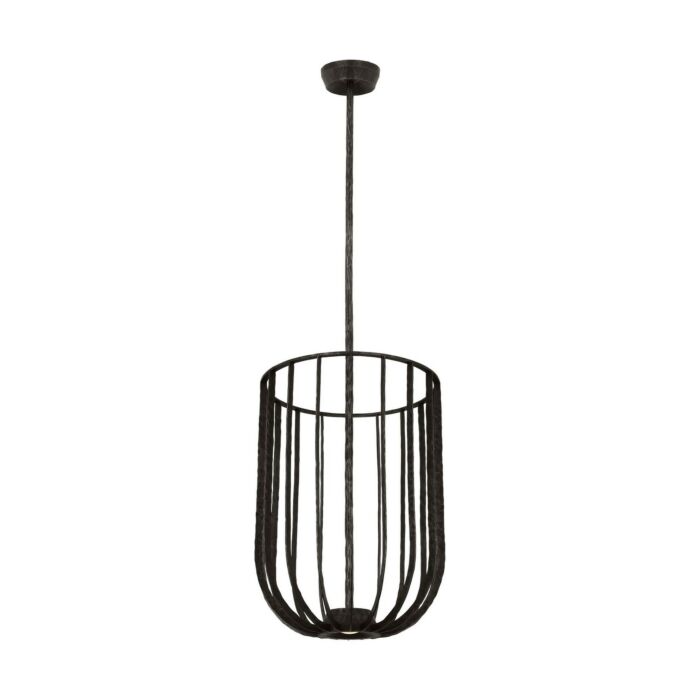 Sanchi 2-Light LED Pendant in Aged Iron