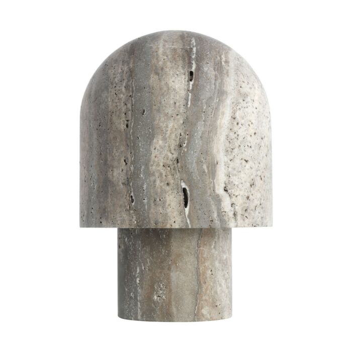 Kennett 1-Light LED Table Lamp in Dark Travertine