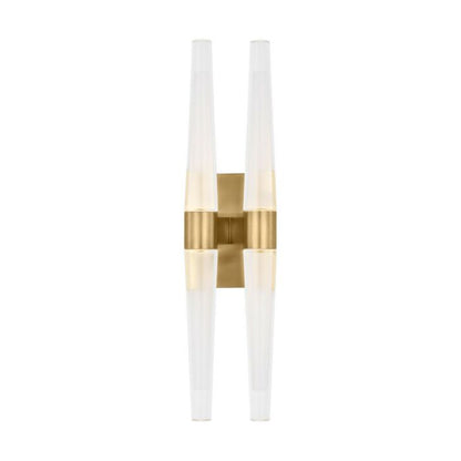 Lassell 4-Light LED Wall Sconce in Natural Brass