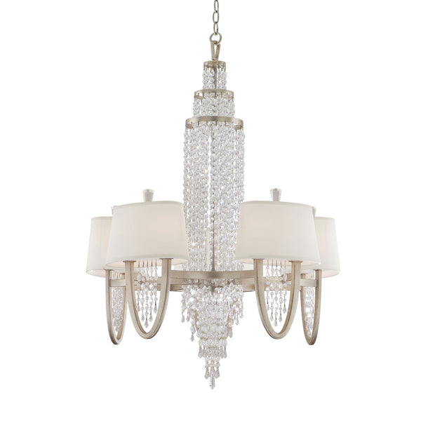 Viceroy Silver Leaf 10-Light Chandelier