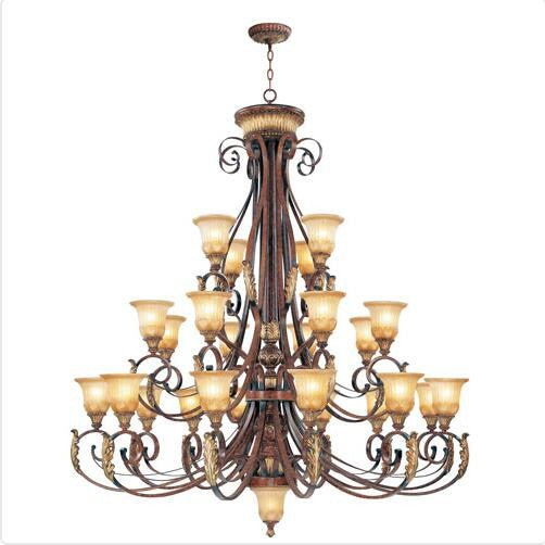 Bronze Twenty-Four Light Chandelier