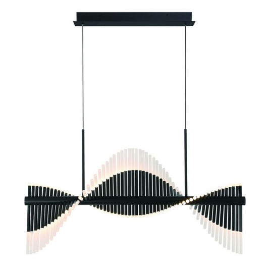 Voltik LED Chandelier in Black