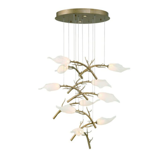 Matera 10-Light LED Chandelier in Gold