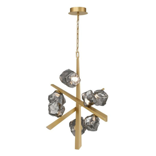 Thorah 7-Light LED Chandelier in Gold