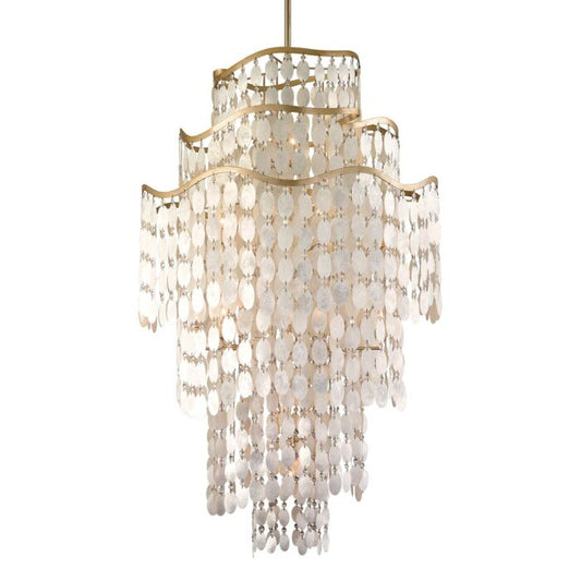 Dolce 19-Light 1Chandelier in Champagne Leaf