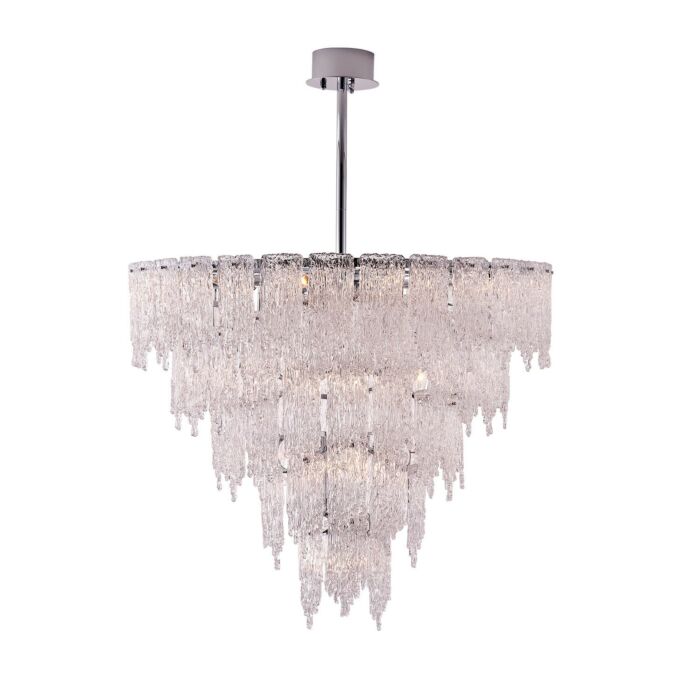 Gisel 22-Light 2Pendant in Polished Chrome