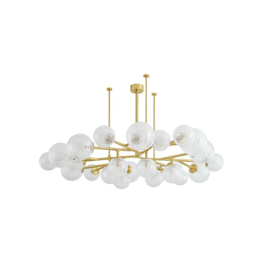 Glasgow 24-Light 2Chandelier in Vintage Polished Brass