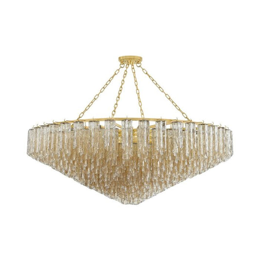 Watertown 33-Light 3Chandelier in Aged Brass