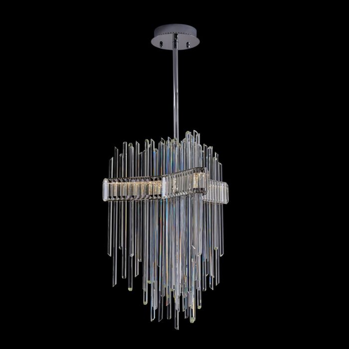 Piovere LED Pendant in Chrome