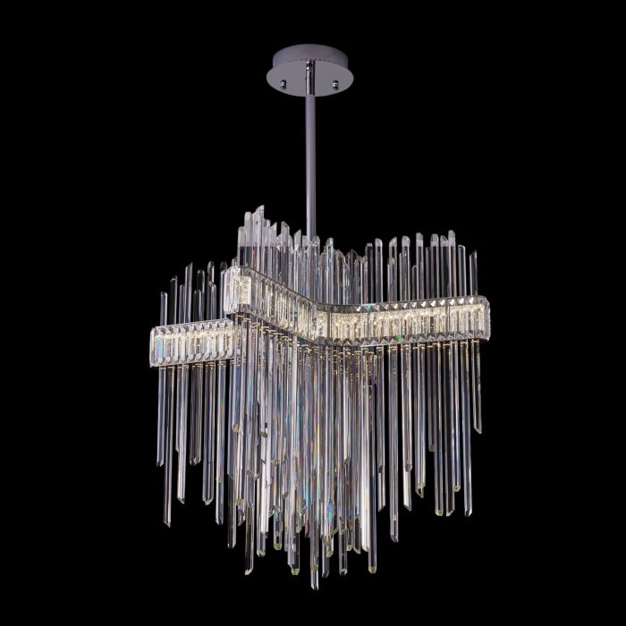 Piovere LED Pendant in Chrome