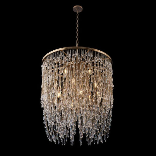 Frangia 18-Light 1Pendant in Brushed Champagne Gold