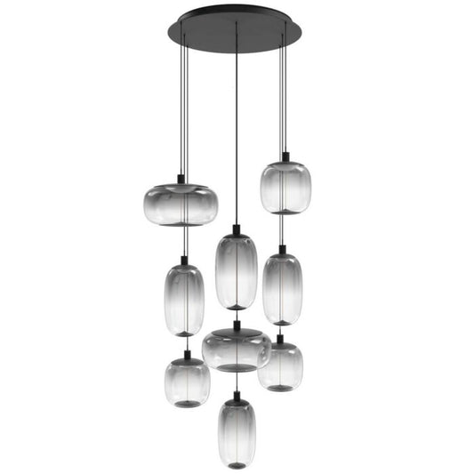 Monaco 1-Light Pendant in Black