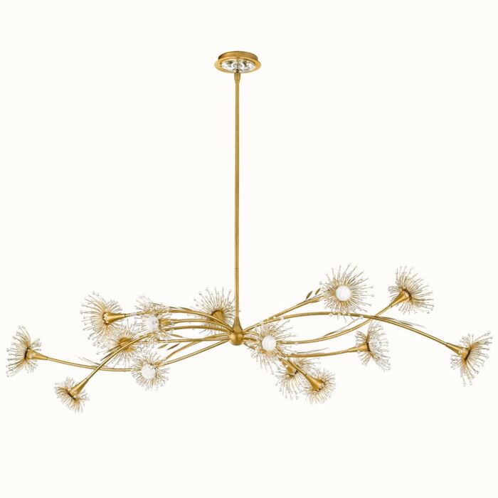 Coquette LED Linear Pendant in Heirloom Gold