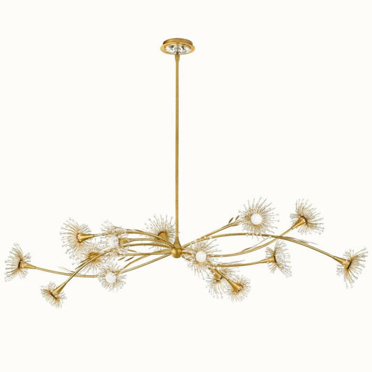 Coquette LED Linear Pendant in Heirloom Gold