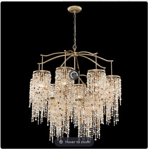 Silver 12-Light Chandelier