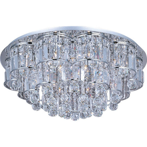 ET2 Bangle Polished Chrome Twenty-Light Flush Mount