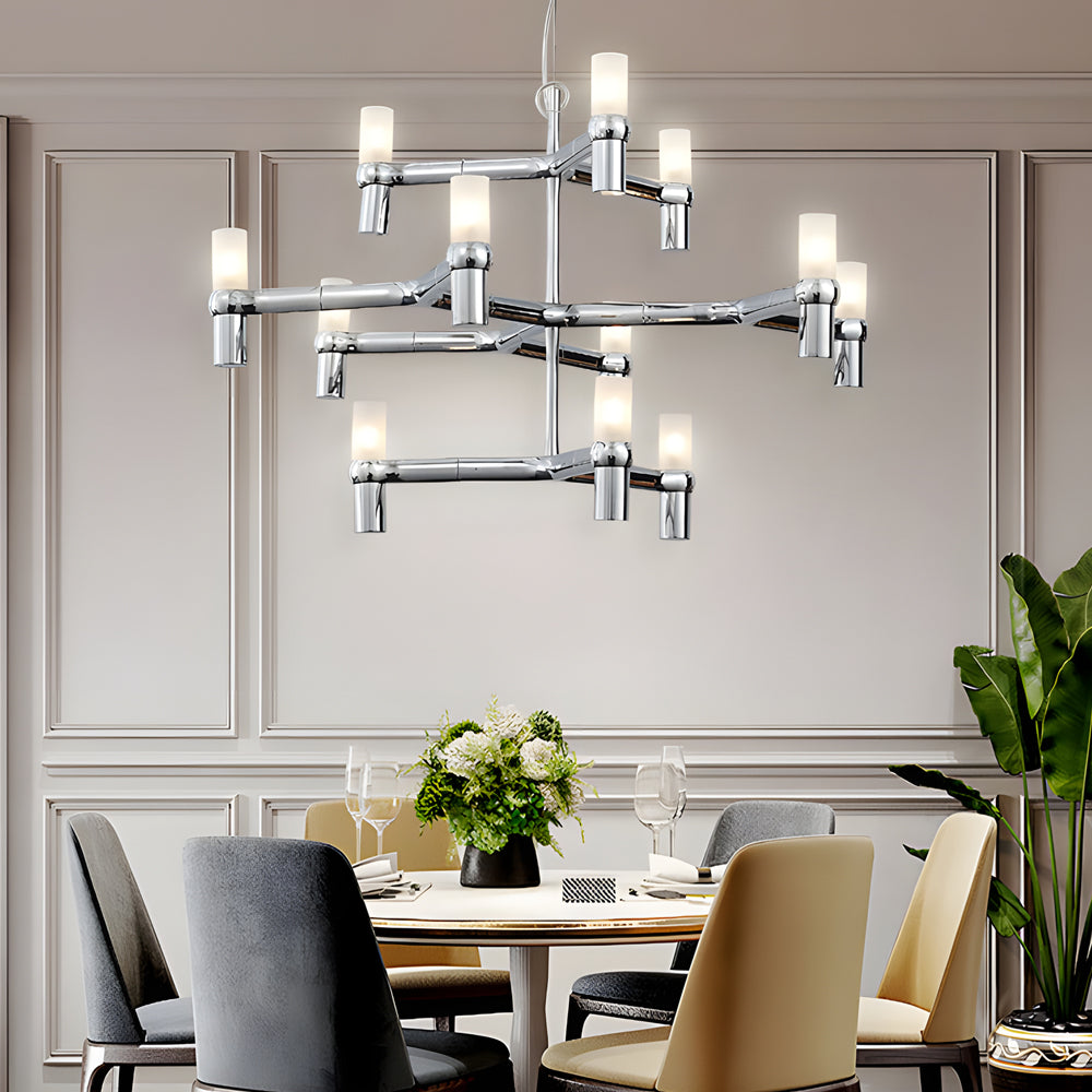 Creative Metal Special-Shaped Geometric LED Designer Nordic Chandelier