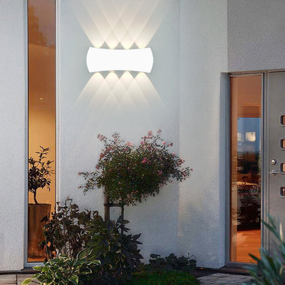 Outdoor Up Down Light LED Waterproof Exterior Aluminum Wall Lights