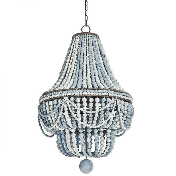 Chandelier, 6-Light, Blue, 37.5"H (16-1083BL 504X130)