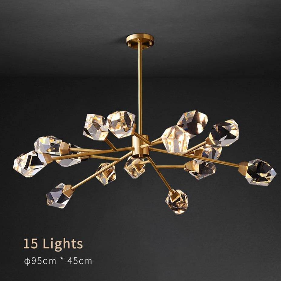 Diamante 15-Pendant Modern Chandelier