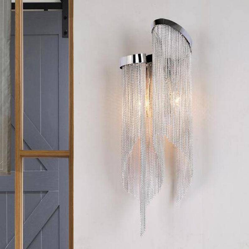 Cadena Chain Tassel Wall Sconce