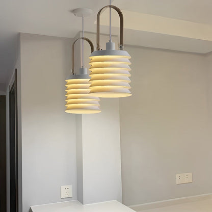 Creative Multi-layer Metal Minimalist Nordic Pendant Light Hanging Lamp