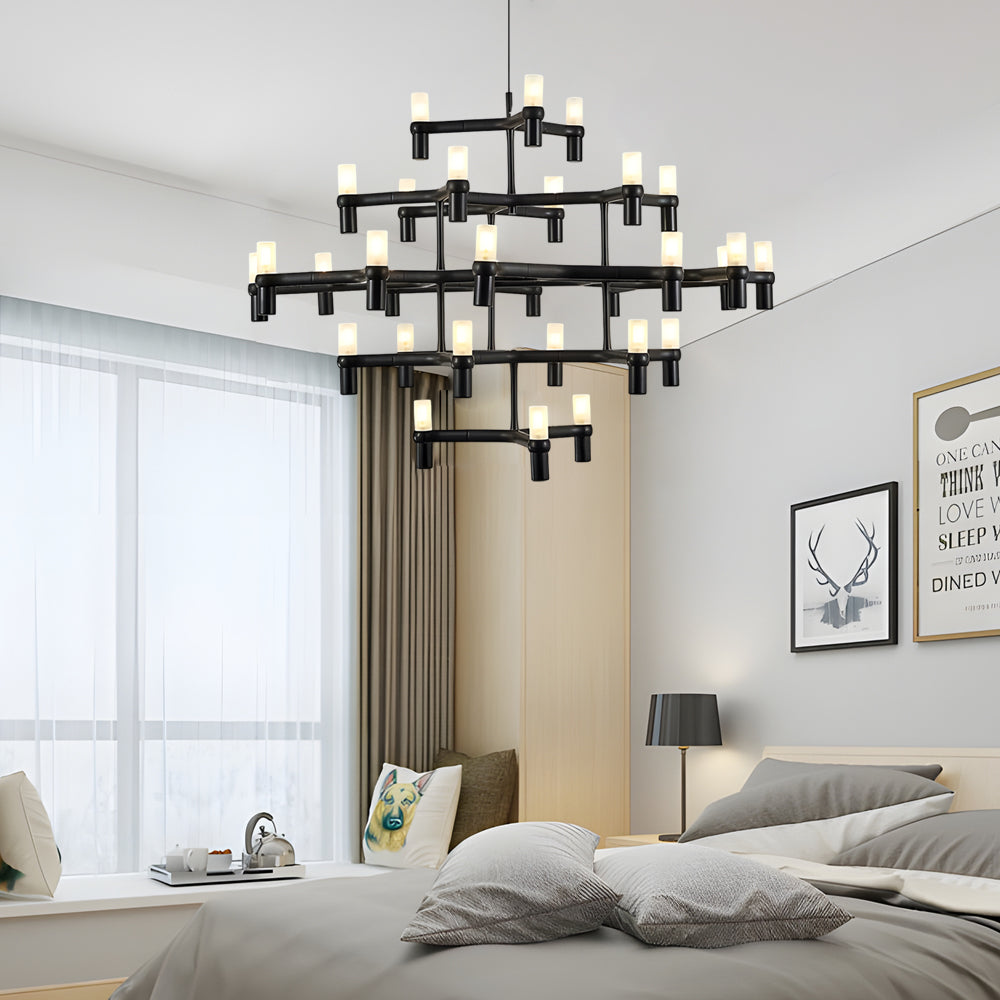 Creative Metal Special-Shaped Geometric LED Designer Nordic Chandelier