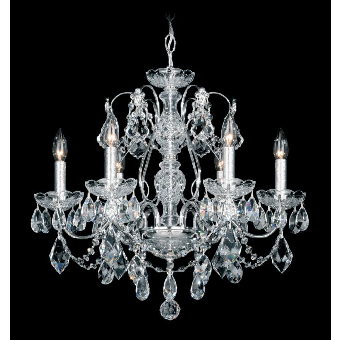 Century 6-Light Chandelier in Black Pearl