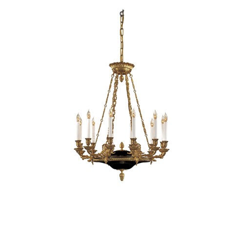 Vintage Twelve-Light Chandelier