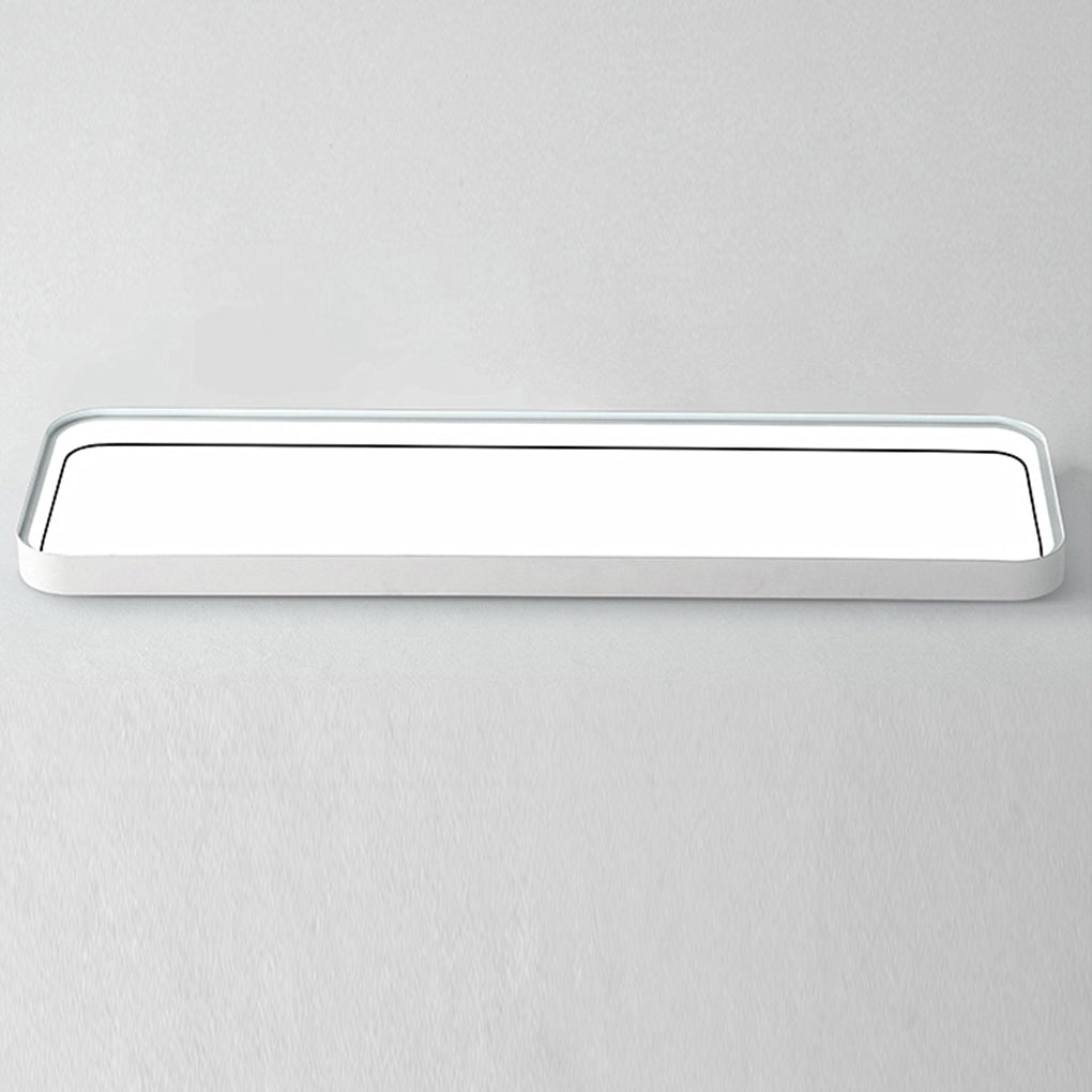 18'' Rectangular LED Modern Flush Mount Lighting with Remote Control