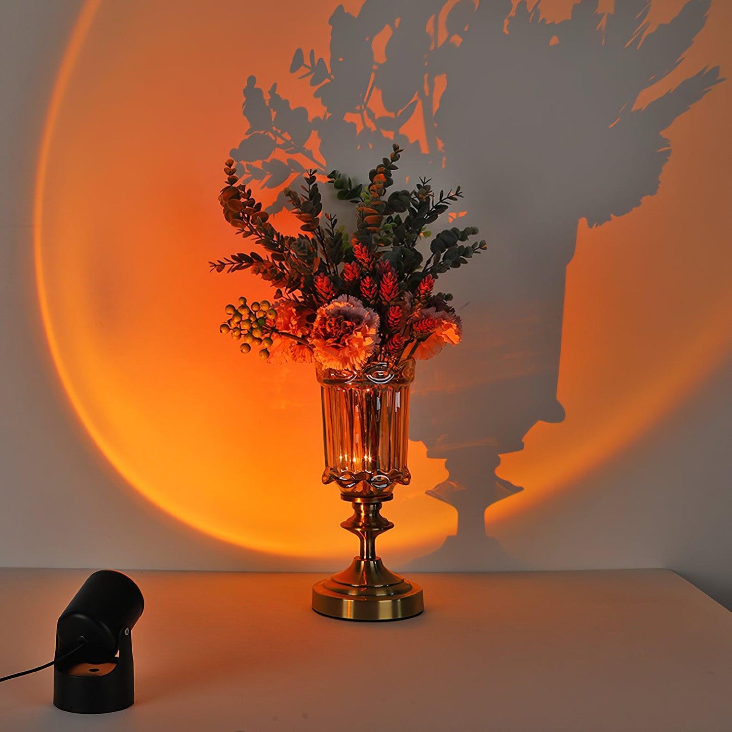 Sunset Projection LED Bedside lamp Table Light