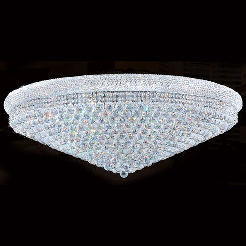 Corp Empire 33-Light Chrome Finish with Clear-Crystals Ceiling-Light