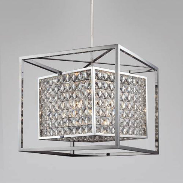 Struttura Stainless Steel 20-Inch Six-Light Pendant