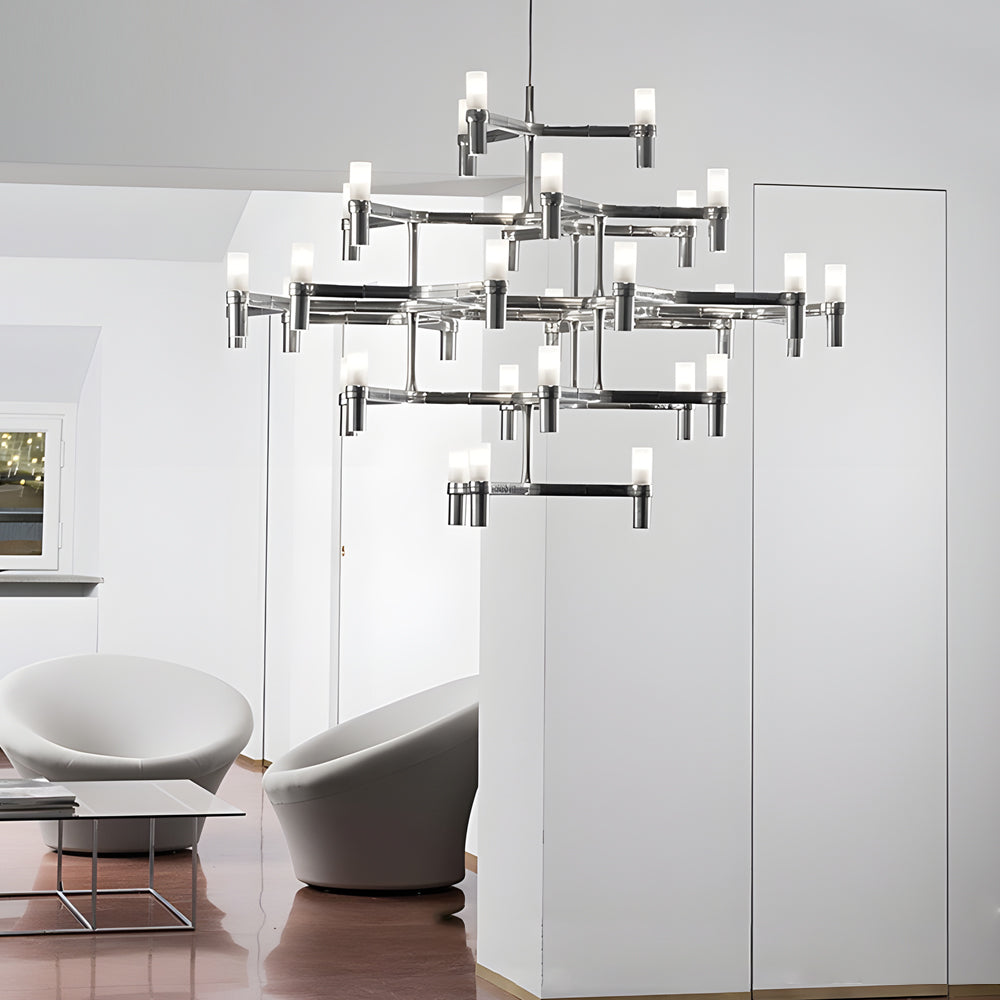 Creative Metal Special-Shaped Geometric LED Designer Nordic Chandelier