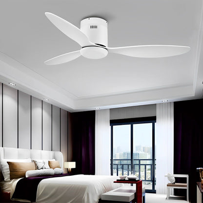 3 Blades Mute LED Dimmable with Remote Modern Ceiling Fans with Lights