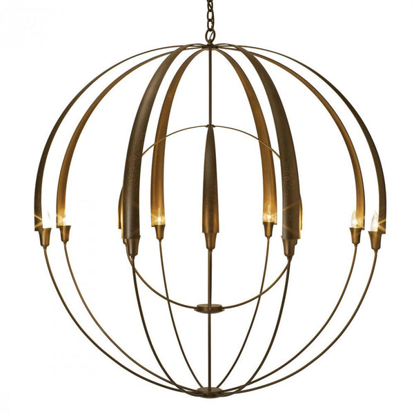 Chandelier, 12-Light, Black, 48.3"W (194248-SKT-10 3W7TZ6)