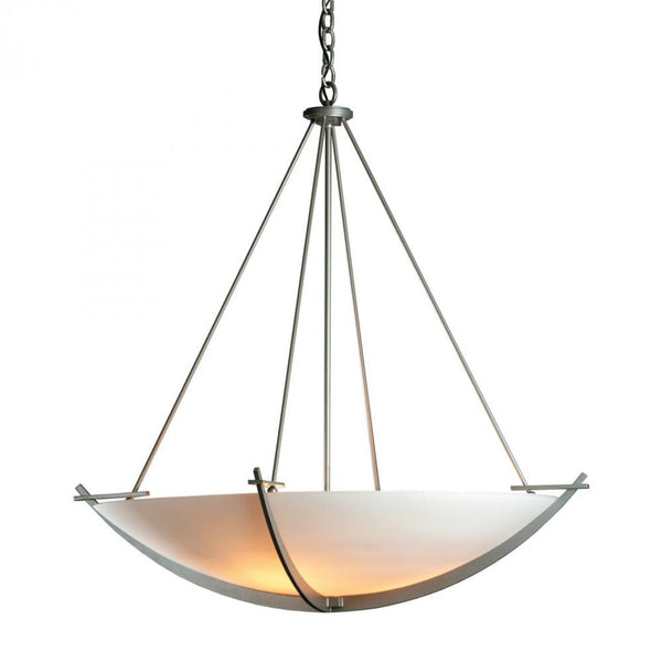 Chandelier, 3-Light, Soft Gold, Opal Glass, 34.2"W (194531-SKT-84-GG0170 45RRRQ)