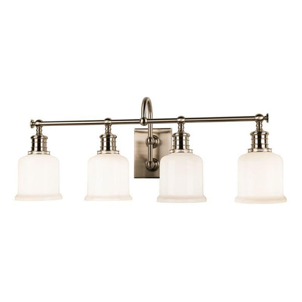 Bath Vanity Light, 4-Light, Nickel, 29"W (1974-SN Q7Q5)