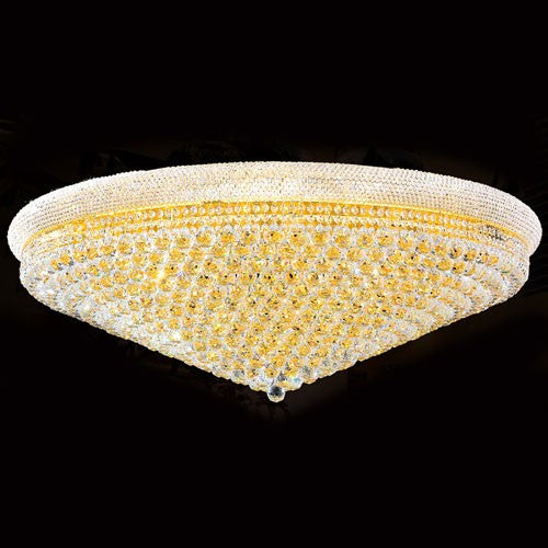 Corp Empire 33-Light Gold Finish with Clear-Crystals Ceiling-Light