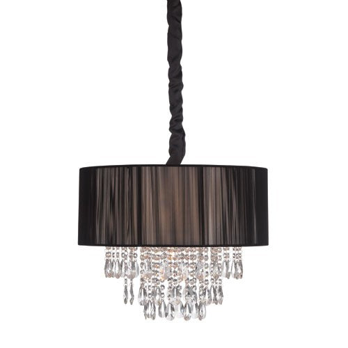 Black Six-Light Chandelier