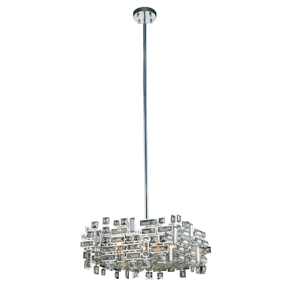 Picasso Chrome 18-Inch Four-Light Pendant