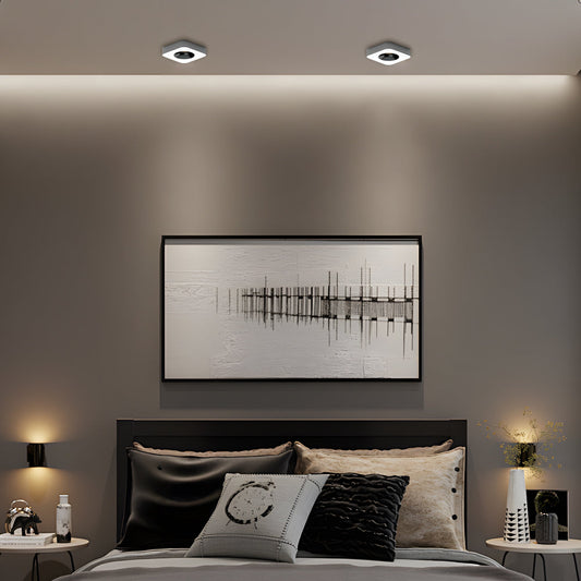 Square LED Anti-Glare Flush Mount Ceiling Light